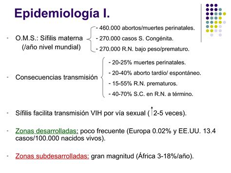 Sífilis Y Embarazo Presentación Ppt