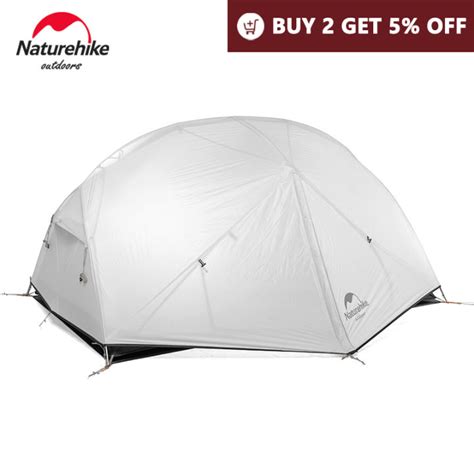 Naturehike Mongar 2 Person Camping Tent 20D Nylon 210T Polyester