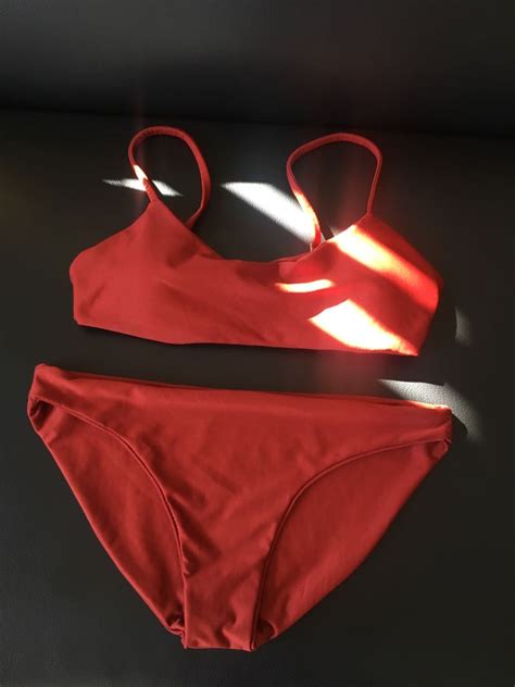 Repriced Hapee Jonee Copper Piece Bikini Set Women S Fashion Tops Others Tops On Carousell