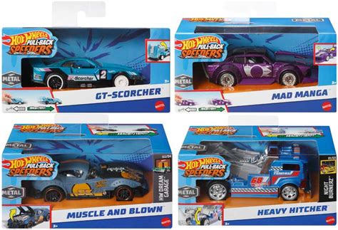 Hot Wheels Pull Back Speeders Assorted Wholesale