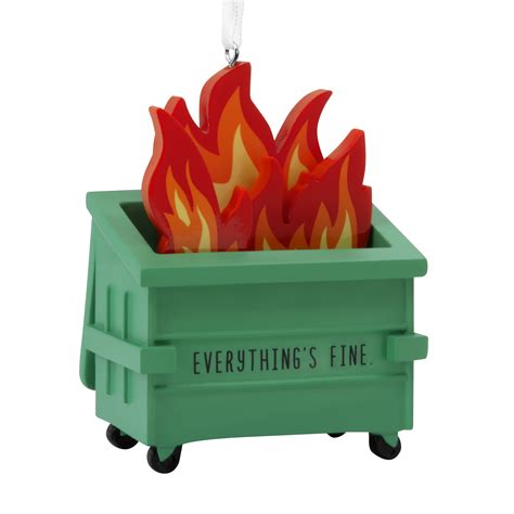 Hallmark Dumpster Fire Christmas Ornament, 1 Count - Walmart.com