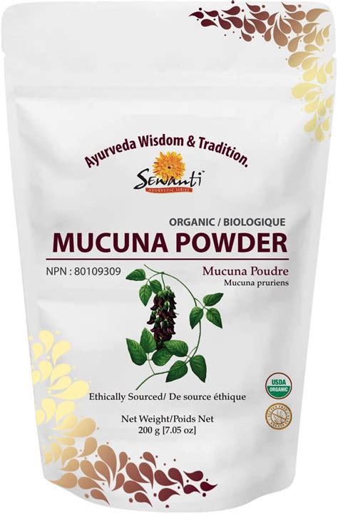 Organic Mucuna Powder G Npn Traditional Nutritive Tonic