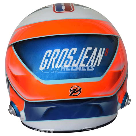 ROMAIN GROSJEAN 2018 F1 REPLICA HELMET FULL SIZE | CM Helmets