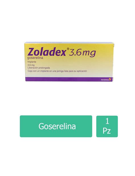 Zoladex 36mg Goserelina Farmacia Astrazeneca