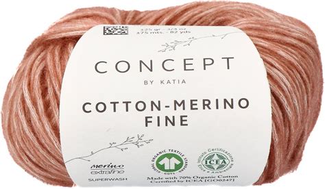 Katia Cotton Merino Fine Piel Yarnplaza For Knitting Crochet