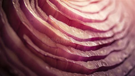 Backlit Red Onion Skin Reveals Intricate Lines And Natural Patterns Ai