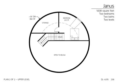 Image Janus Upper Floor Of A 35 Diameter 1 638 SF Two Bedroom One