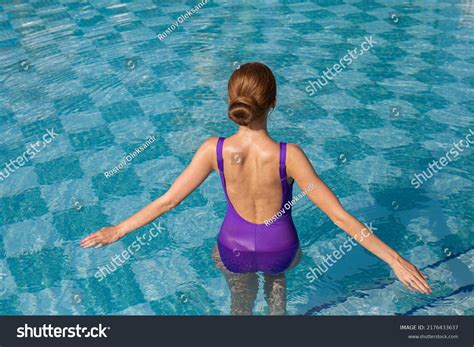 Elegant Sexy Woman White Bikini On Stock Photo 2176433637 Shutterstock