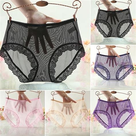 Femmes Grande Taille Culotte Bikini String Transparent Culotte Lingerie Slip Eur Picclick Fr