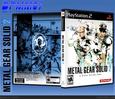 Metal Gear Solid 2: Substance PlayStation 2 Box Art Cover by dpmm07