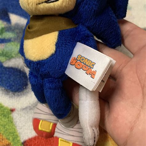 Mavin Sonic The Hedgehog Sonic Boom Plush Toy TOMY 2016 7 RARE Smile