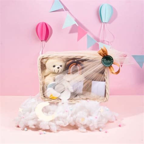 Newborn Triple Nude Baby Hamper Bull And Rabbit