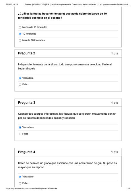 Solution Examen Acdb Sup Actividad Suplementaria Cuestionario