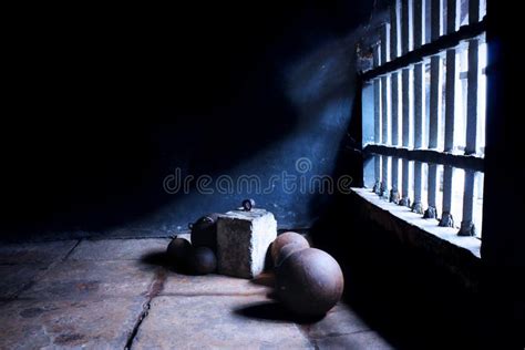 Shackles In Old Prison Stock Photo Image Of Military 13145916