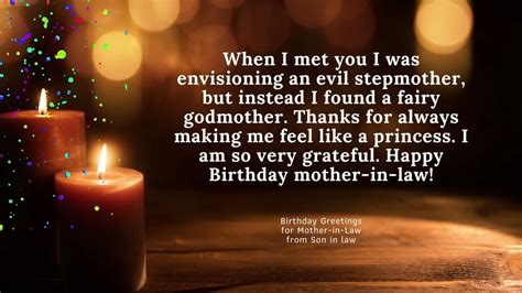 Mother In Law Birthday Wishes