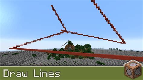 How To Draw Lines Using Functions Vanilla Minecraft 113 English