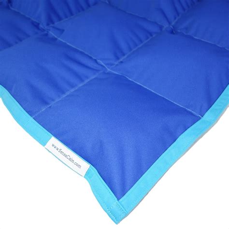 Sensacalm Royal Blue W Turquoise Small 8 Lb Weighted Waterproof