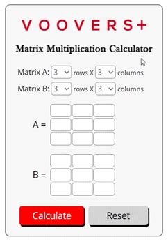 Matrix Multiplication Calculator | Instant Solutions
