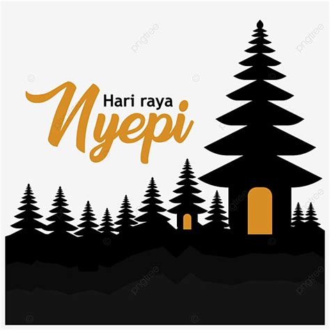 Hari Raya Banner Vector Png Images Hari Raya Nyepi Design In Vector