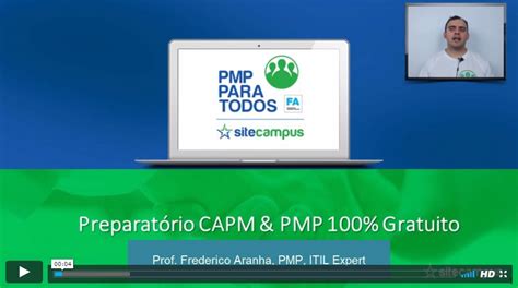 Curso gratuito certificação PMP e CAPM