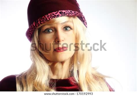 Elegant Mature Woman Hat Fashion Portrait Stock Photo Shutterstock