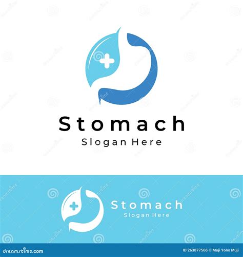 Stomach Health And Stomach Care Template Logo Design. Logo Sign For