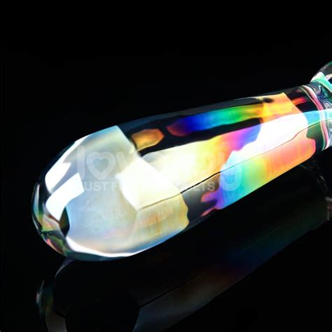 Twilight Gleam Glass Dildo Rising Ripples на ХИТ цена Dildo bg