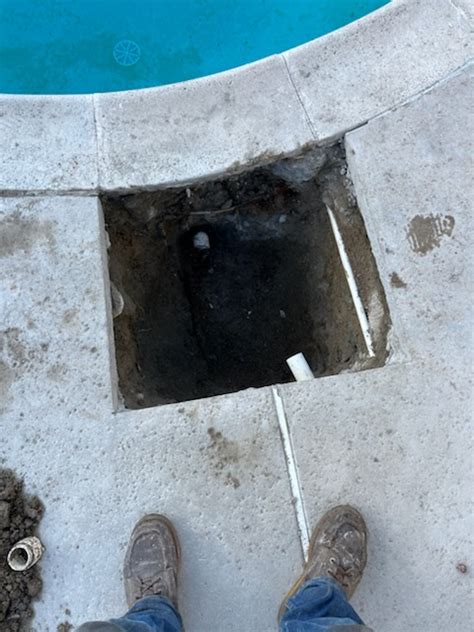 How To Install A Concrete Pool Skimmer Start To Finish