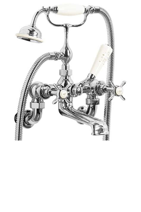 Lefroy Brooks Classic Wall Mounted Bath Shower Mixer Lb