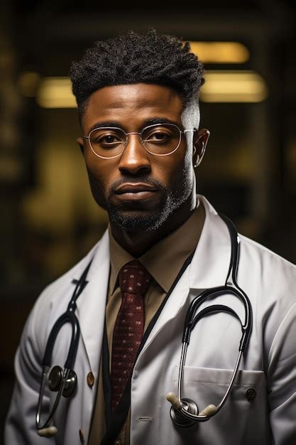 Premium Ai Image African American Doctor Hd K Wallpaper Stock