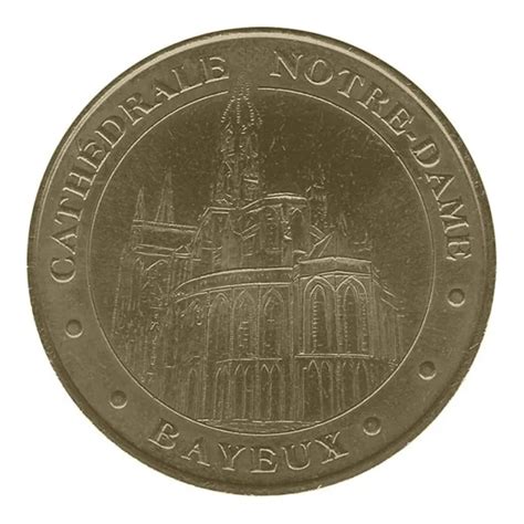 MINI MÉDAILLE MONNAIE de Paris 2012 Cathédrale Notre Dame de Bayeux