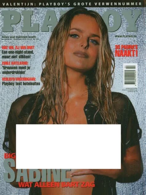 DUTCH PLAYBOY MAGAZINE 2000 02 Bianca Kroon Sabine Wendel EUR 15