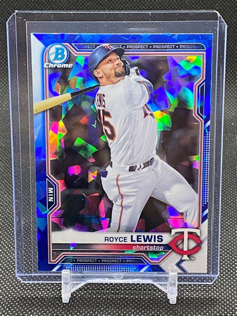 Bowman Chrome Sapphire Royce Lewis Minnesota Twins Prospect Bcp