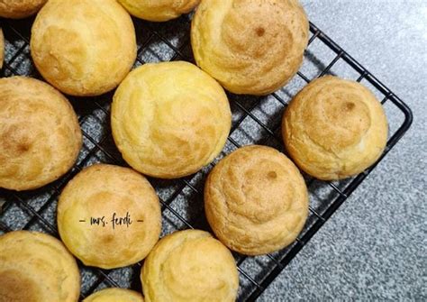 Resep Eclair Milk Vla Aka Kue Soes Takaran Gram Anti Gagal Oleh Mrs