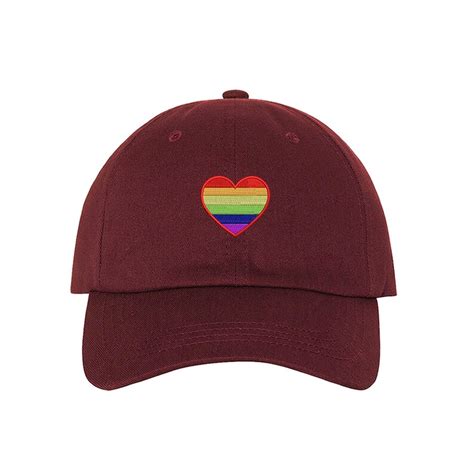 PRIDE Dad Hat Gay Pride Cap Lgbt Hat Rainbow Baseball Hat Etsy