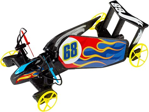 Hot Wheels Pojazd Latajacy Sky Shock Niebieski DNM64