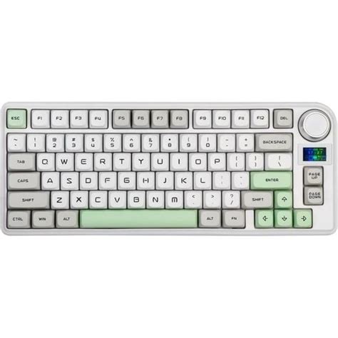 Th X Clavier Mécanique Ghz Bt Usb C Clavier De Hot Swap Avec Batterie Mah Écran