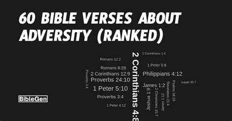 Bible Verses On Adversity Ranked