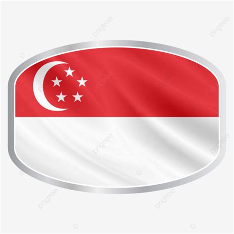 Emblema De La Bandera Nacional De Singapur Vector Png Singapur