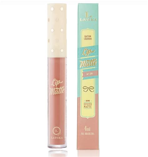 Batom L Quido Latika Lip Matte Nude N Boca Batom Liquido Make By Bella