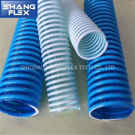 Flexible Plastic Reinforced PVC Helix Suction Spiral Corrugated Hose