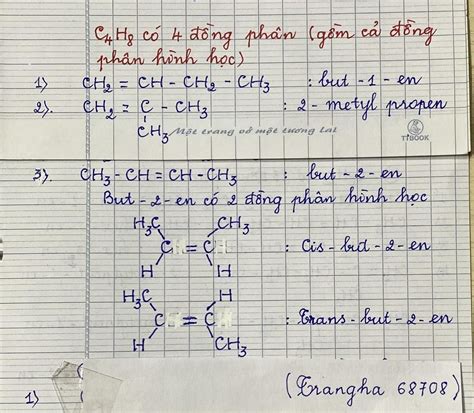 Giúp mình với ạ Viết công thức cấu tạo các đồng phân có công thức phân ...