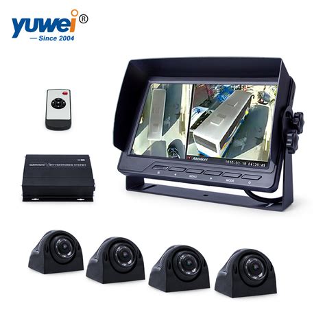 360 Around View Monitor Parking System 1080p For Truck Birds Eye View