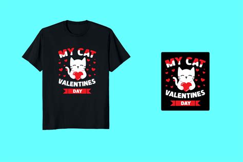 My Cat Valentines Day Graphic By Dmteamtshirt · Creative Fabrica