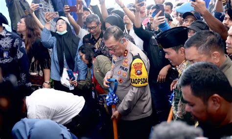 Kapolda Kepri Hadiri Peletakan Batu Pertama Rumah Contoh