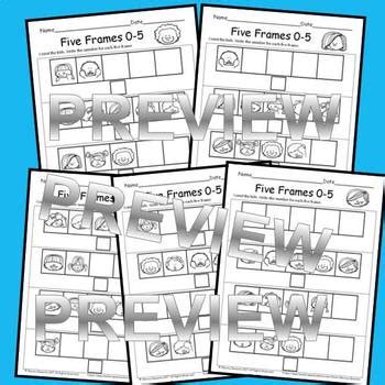 5 Frame Printable Worksheets