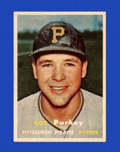 1957 Topps Set Break 368 Bob Purkey NR MINT GMCARDS EBay