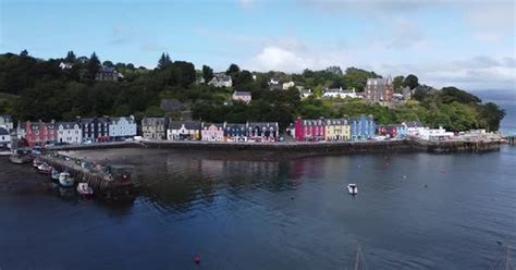 Balamory Tobermory Fishing Village on Isle of Mull Inner Hebrides West ...