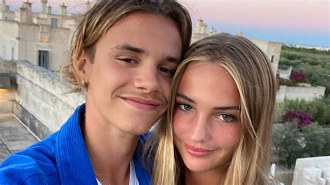 Romeo Beckham And Girlfriend Mia Enjoy Romantic Seaside Break After