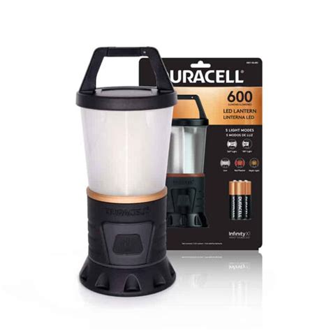 Kempingová lampa Duracell 600lm 3ks AA armytex sk